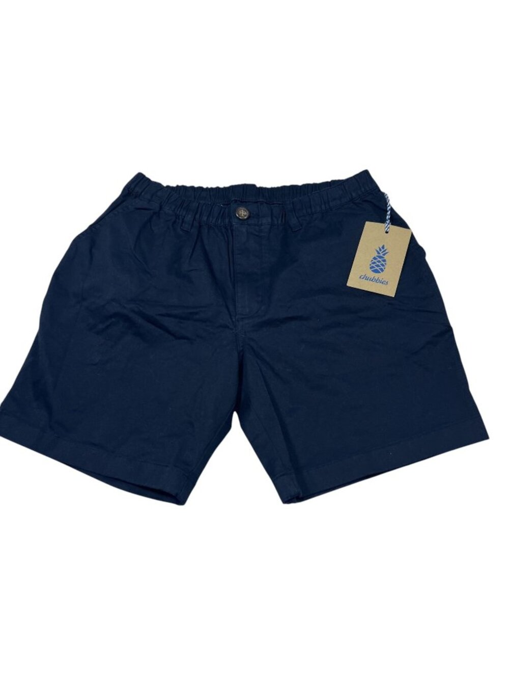 Chubbies Mens The Armadas Blue Shorts Size Medium Stretch Twill 7" NWT